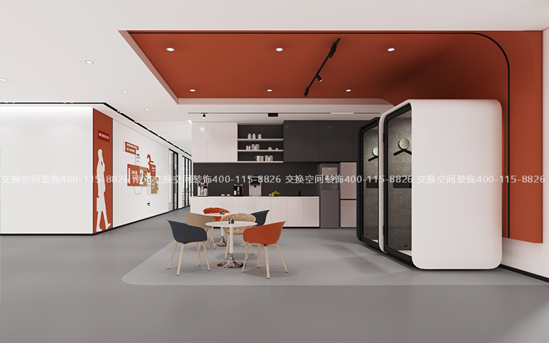 樂惠600㎡辦公空間裝修設計案例